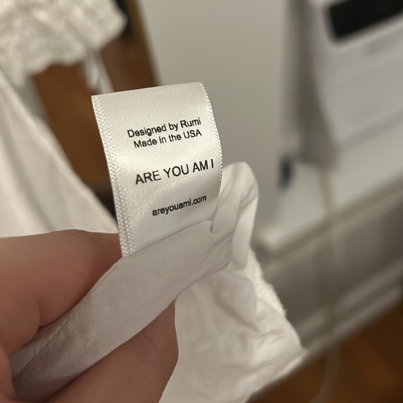 Are You Am I Faena White Eyelet Dress - Picture 5 of 5